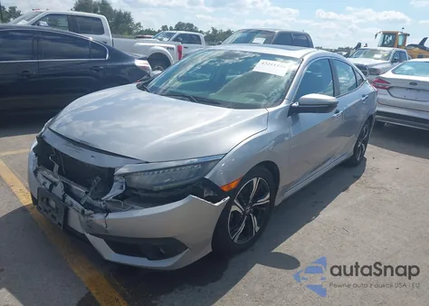 2017 Honda Civic Touring из США, поврежденный, VIN 19XFC1F91HE008933